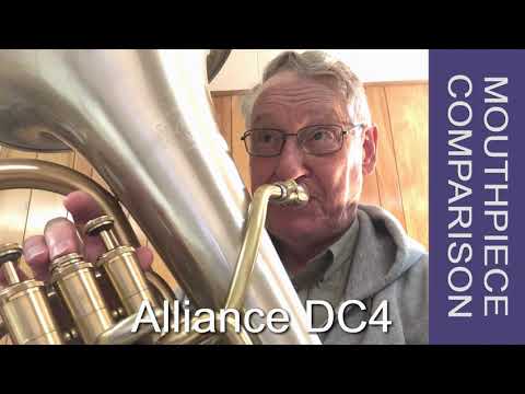 Comparing 2 Alliance Mouthpieces: DC3 and DC4 - Euphonium-Tuba and