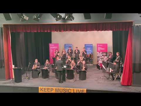 Newcastle University Jazz Orchestra performing at the Great North Big Band Jazz Festival 2022