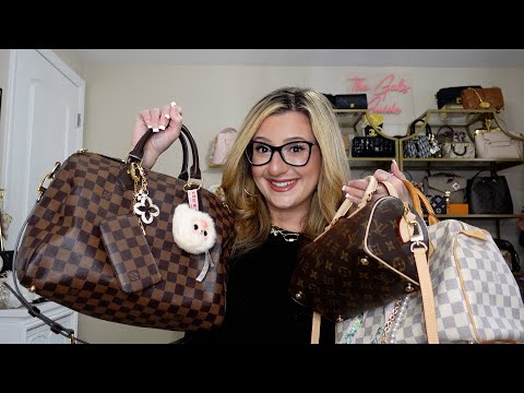 My Louis Vuitton Speedy Handbag Collection - Comparing the Size 30, 25, & 20! Which is best?! 😍