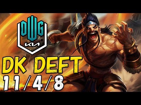 DK Deft ドレイヴン(Draven) VS ルシアン(Lucian) BOT ADC patch 12.23 KR RANK