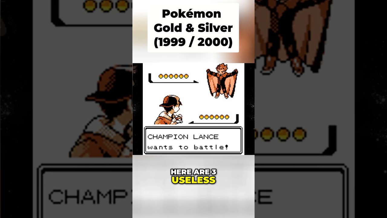 Pokémon Silver & Gold #pokemon #gameboy #retrogaming #nostalgia #shorts