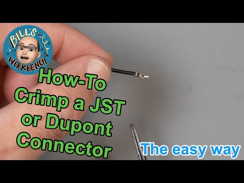 How to Crimp a JST or Dupont connector