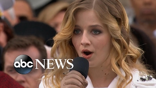 Jackie Evancho Sings the National Anthem at Trump's Inauguration