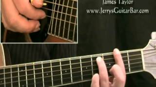 How To Play James Taylor Sarah Maria (intro only)