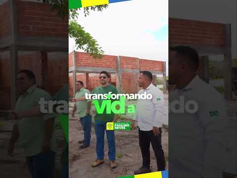 ✨ Um passo importante para o futuro da educação em Paulino Neves!A construção do novo prédio esc