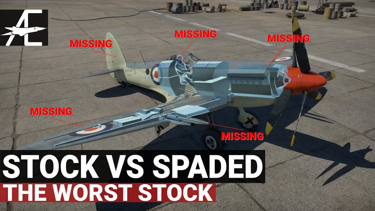 War Thunder Stock vs Spaded | What Is The Worst Stock Aircraft Grind?