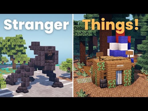 mds builds - Minecraft 5+ stranger things build ideas 1.17+