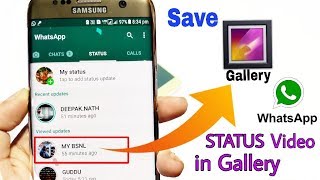 HOW TO SAVE WHATSAPP VIDEO/STATUS IN GALLERY WITHOUT ANY APP!! | By TubeTech