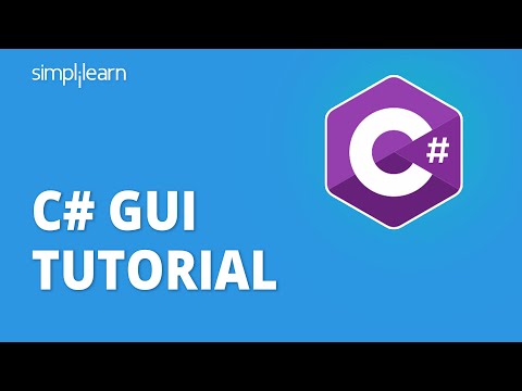 C# GUI | C# GUI Project | C# GUI Tutorial | Learn C# | C# Programming Tutorial | Simplilearn