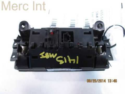 2004 Mercedes E500 2118300285 REAR TRMP CONTROL 211TYP - mbiparts.com Used OEM Mercedes Parts... OEM
