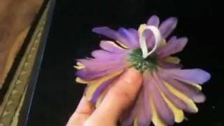 How to make dog collar flowers