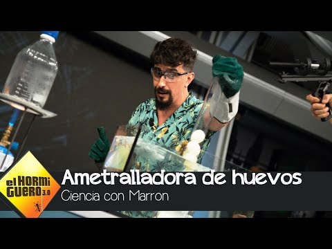 Marron sorprende con su novedosa ‘ametralladora de huevos’ - El Hormiguero 3.0