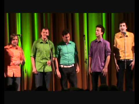 Oktet 9 in A Kamela na letnem koncertu zasedbe Oktet 9 maj 2011