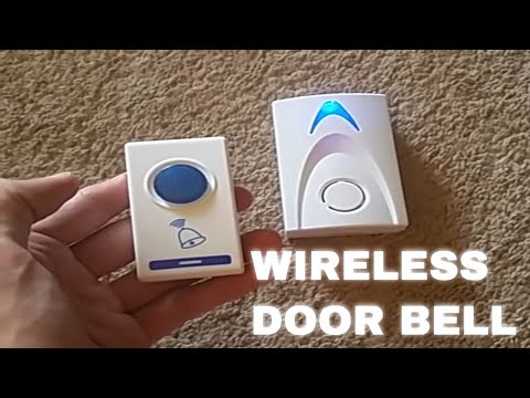 Wireless doorbell with 32 tunes
