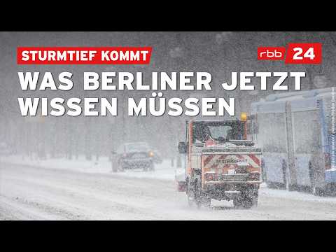 Schneechaos befürchtet: Wie trifft Sturmtief „Elli“ Berlin?