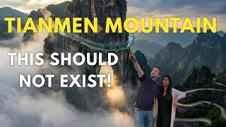 I Walked on Glass 3,000 Feet (1 km) Above Ground in China | Tianmen Mountain | 4K