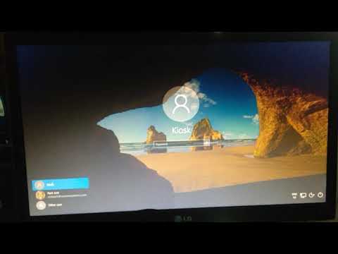 Windows 10 Pro Kiosk Mode Tested ( Low quality Recording )