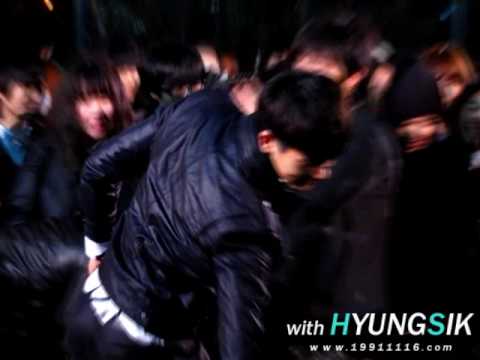 [FANCAM] 100320 ZE:A - Abracadabra @ Hongdae (hyungsik focus)