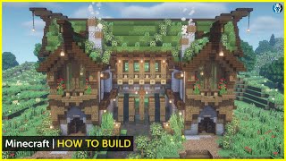 Minecraft How to Build a Fantasy Watermill (Tutorial)