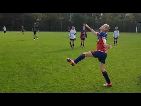 FC 's-Gravenzande JO13-8 vs KMD JO13-4, 14-10-2018 1e helft