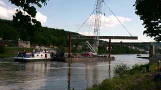 Grevenmacher - Brücke Luxembourg / Deutschland Abriss
