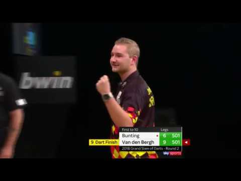 NINE-DARTER! Dimitri Van Den Bergh vs Stephen Bunting - 2018 Grand Slam