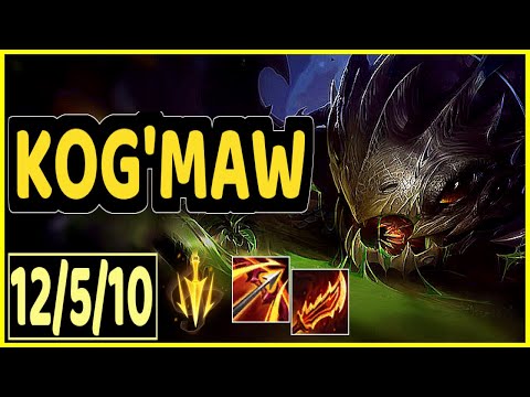 CHALLENGER ADC 10CSPM Gameplay - Kog'Maw vs Ezreal | 12/5/10