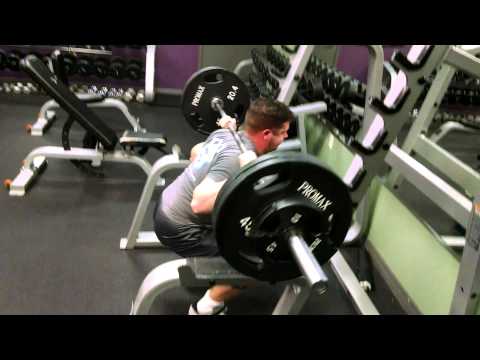 Lift-O-Rama:  265x8 beltless high bar squat