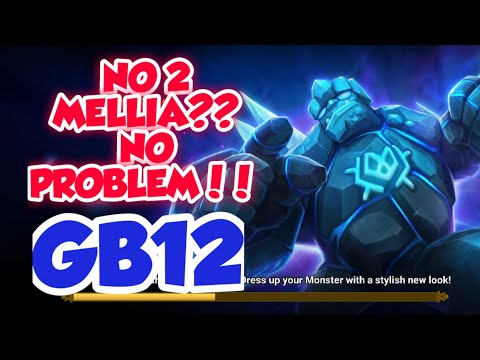summoners war: no 2 MELLIA no PROBLEM! try this team fast 100%  success rate! GB12