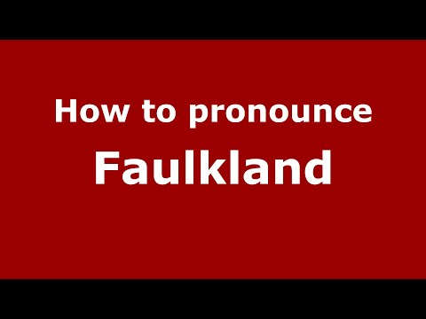 How to pronounce Faulkland (English/UK) - PronounceNames.com
