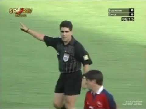 Eliminatorias Mundial 2006: Ecuador 2-0 Chile (10/10/2004). Narración en portugués.
