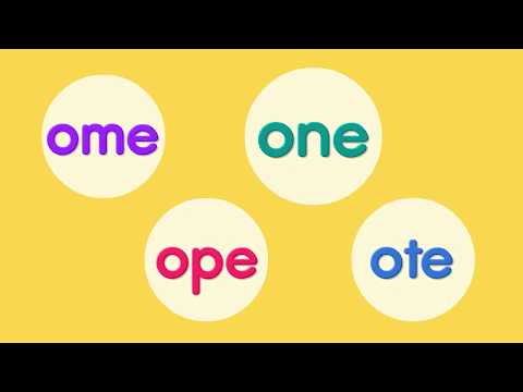 Phonics Chant┃ome · one · ope · ote ∥ Long Vowels┃Spotlight on One Phonics
