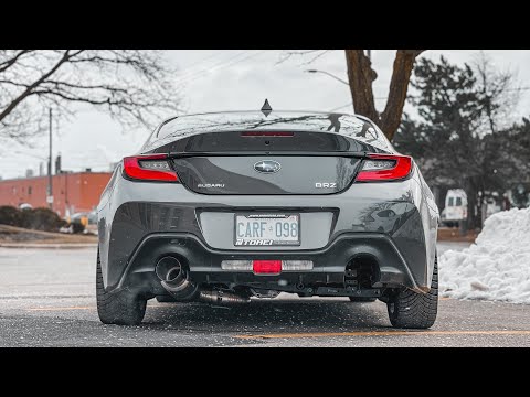 BEST EXHAUST EVER!!! 2022 Subaru BRZ/GR86 Tomei Expreme Ti 80r Catback Exhaust
