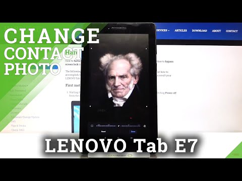How to Add Photo to Contact on LENOVO Tab E7 – Personalize Contact List