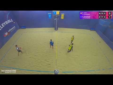 01:40 B. Isakov / V. Avramenko -D. Kharchenko / I. Kobylianskyi 15.02.2023 |Winners Beach Volleyball