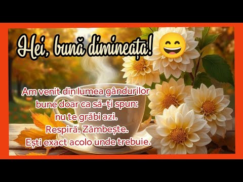 🌞 Joi dimineață,  mesaj de la prietenul tău🌞