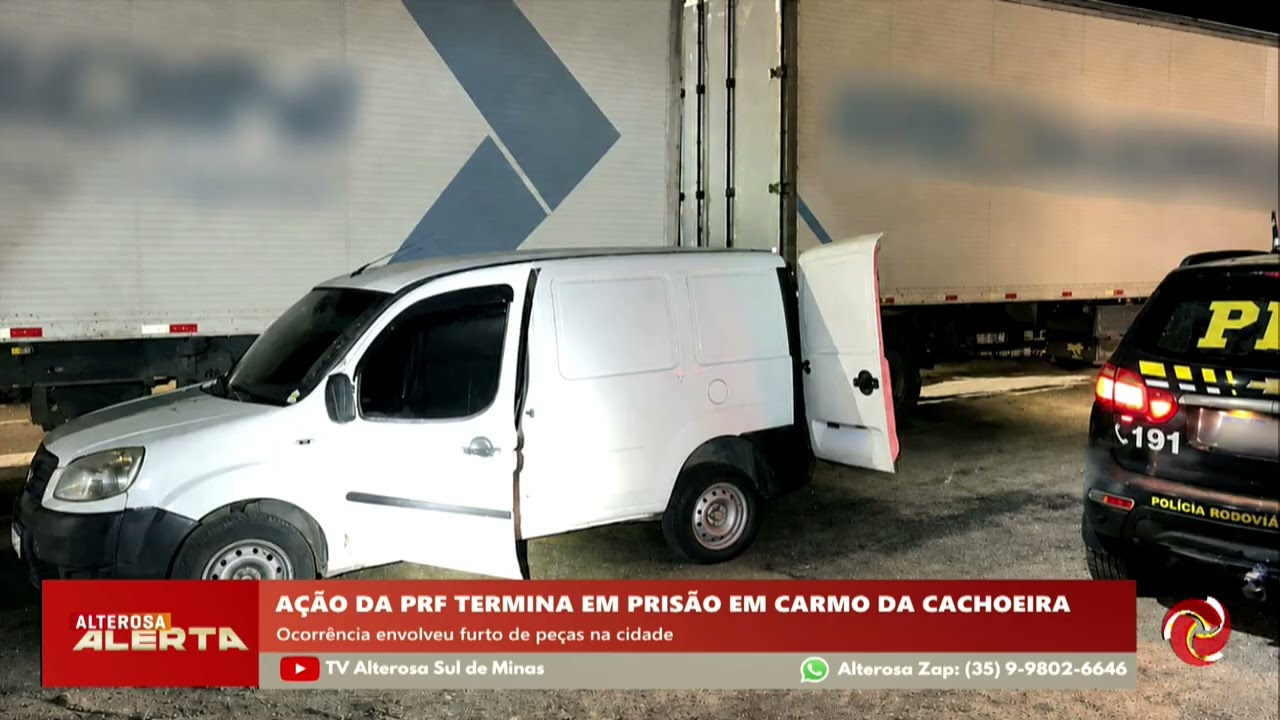 Polícia prende suspeito de furtar peças de bitrem em Carmo da Cachoeira