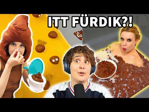 TikTok Általi Agy🐟ál - Kulás-Fürdő  & Müzlihez FÜRDŐVÍZ Tej helyett?!