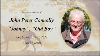Memorial service for John Peter Connolly