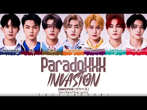 ENHYPEN (엔하이픈) - 'ParadoXXX Invasion’ Lyrics [Color Coded_Han_Rom_Eng]