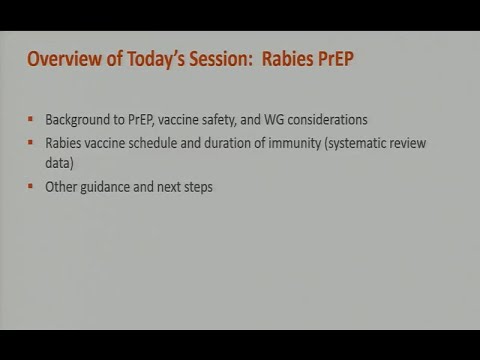February 2020 ACIP Meeting - Unfinished Business and Agency Updates; Rabies Vaccine