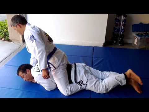 BJJ GJJ White Belt Series 1 Worst Position Ever Escape (Back Escape Face Down)