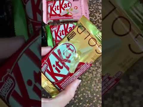 6 TIPOS DE KITKAT/ KitKat branco, KitKat dark, morango, ao leite, de caramelo e limão