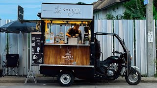 Cafe Vlog Mini Coffee Shop Mobile Coffee Bar Kopi Small Business Idea Barista Workflow Relaxing Mood