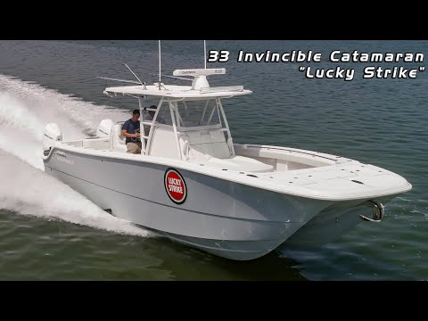 Invincible Catamaran Center Console video