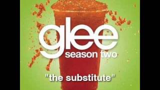 Glee umbrella-singing in the rain