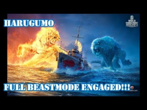World of Warships - Harugumo - Full Beastmode Engaged!!