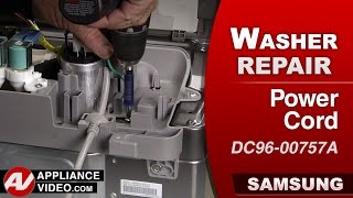 Samsung Washer No Power - Power Cord Repair and Diagnostic