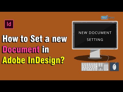 Topic 129 | How to Set a new Document in Adobe InDesign | Basics of Adobe Indesign | Graphic Design