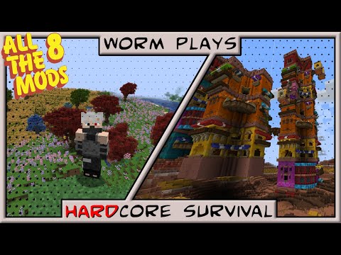 3Hz Gaming - HardCore Minecraft No.12 | All The Mods 8 | Finally Working On A Home! | Death Is A Guarantee!!